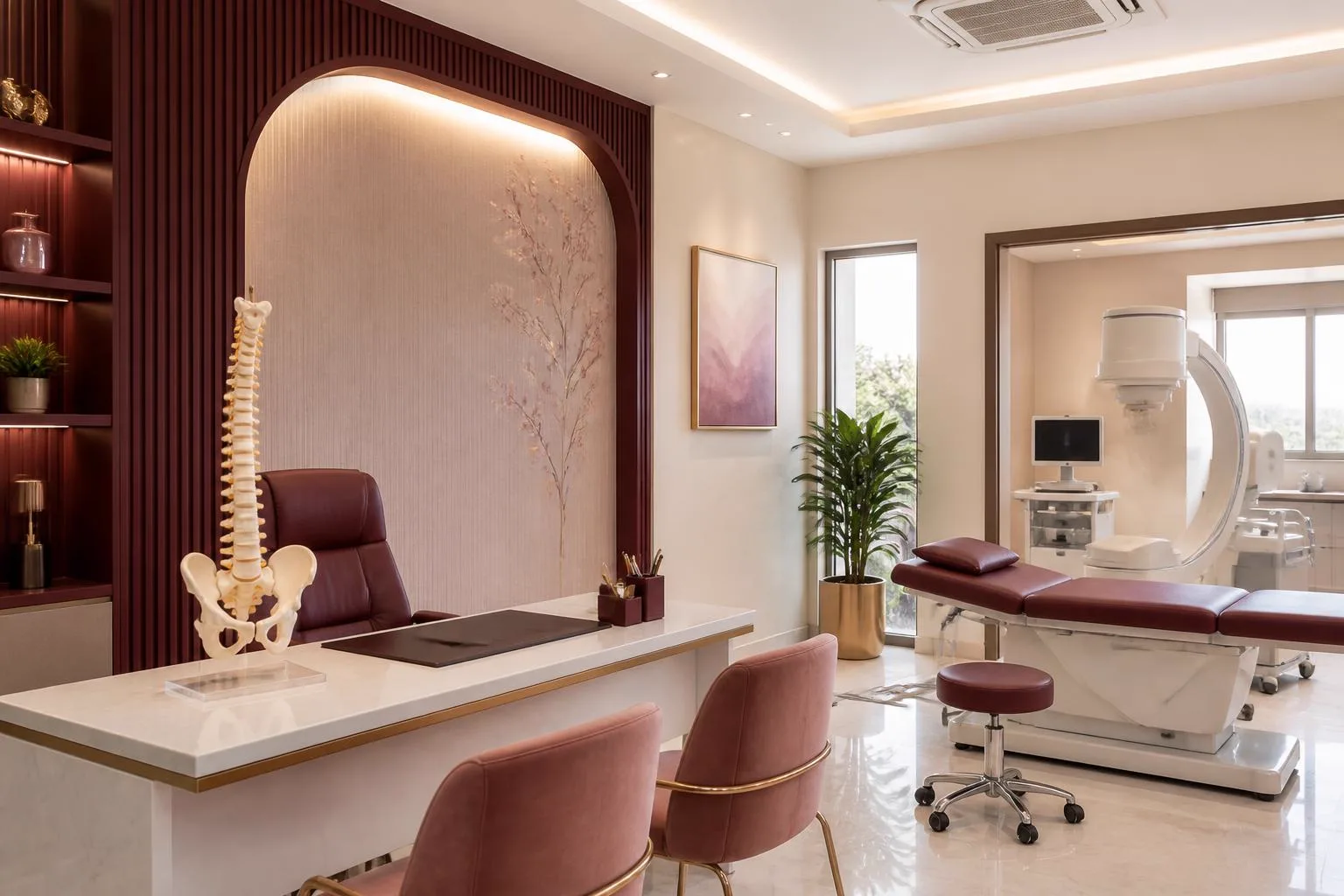 Sadhna Pain and Spine Clinic consultation and procedure suite, Sector 43, Gurugram
