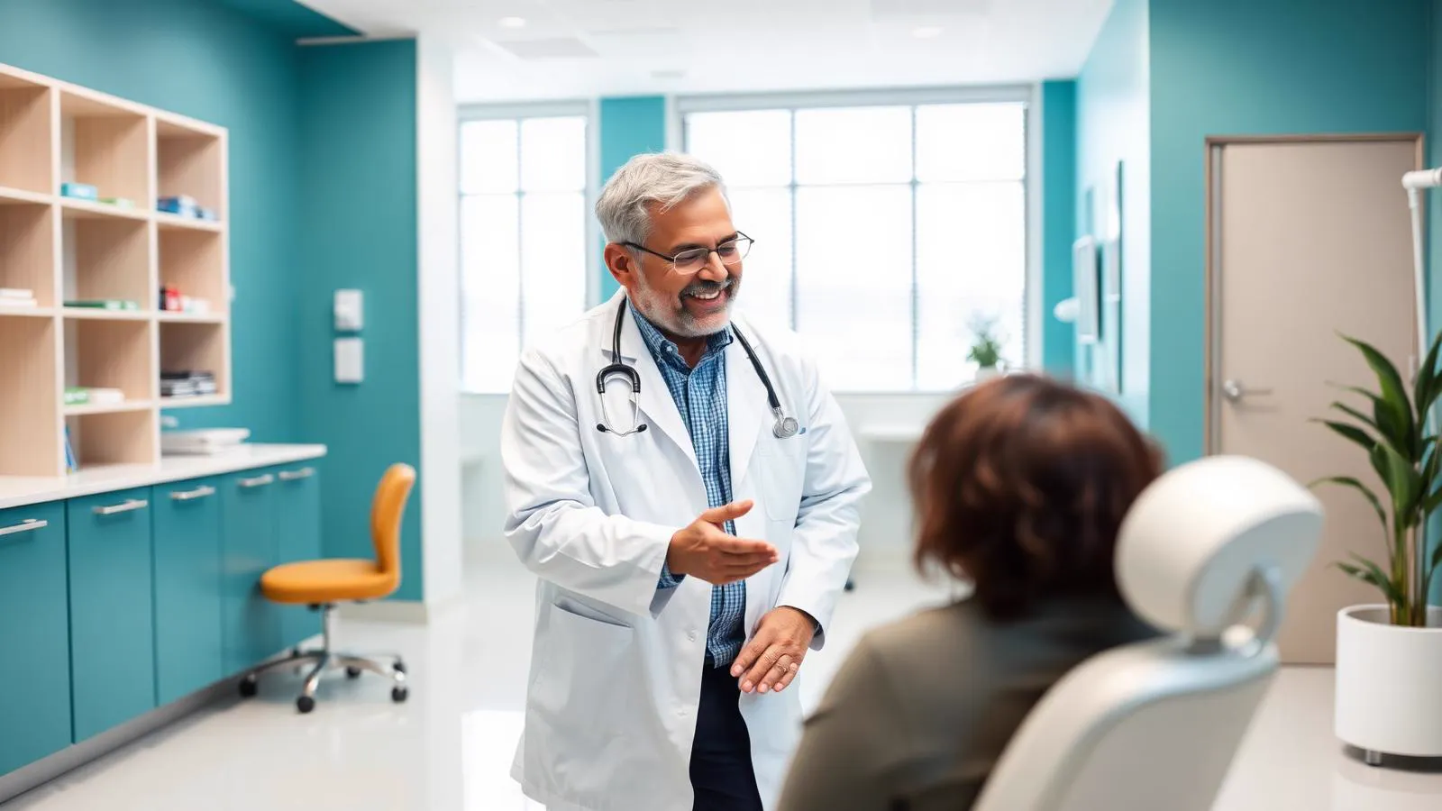 Pain and spine specialist consulting a patient in Gurugram